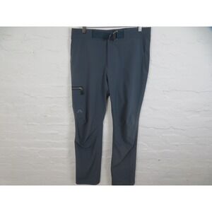 J.Lindeberg Golf Pants Mens 31x32 Blue Softshell Stretch Belted Hiking Samples